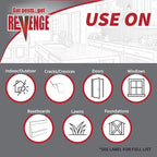 Revenge Spider & Ground Bee Killer for Indoors and Outdoors, 10 oz Ready-to-Use Dust Treatment Repels Ants, Bees, Roaches, Spiders and More
