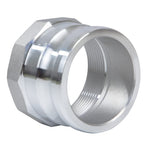 Quafwia 2 pcs Aluminum cam lock fittings (3" Part A) cam groove hose fitting camlock fittings, Male Adapter Female NPT Thread camlock fitting (3‘’)