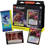 Magic The Gathering March of the Machine Commander Deck - Growing Threat (100-Card Deck, 10 Planechase cards, Collector Booster Sample Pack + Accessories)