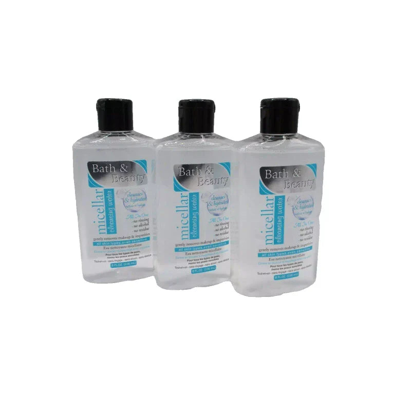 Bath&Beauty Lot/3 Bath & Beauty Micellar Cleansing Water ~ 8 oz  x 3