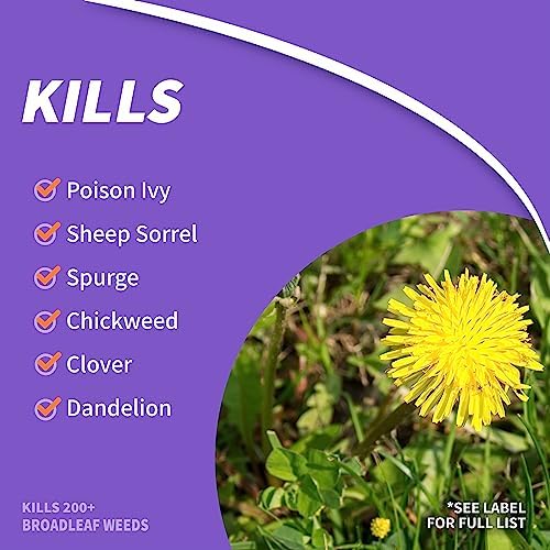 Bonide Weed Beater Lawn Weed Killer, 32 oz Concentrate, Fast-Acting Formula Kills Broadleaf Weeds Without Harming Lawn