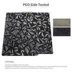 3D Printer Platform 257 x 257mm for Bambulab X1 X1C P1P P1S: Powder PEI - Texture PEO Build Plate for 3D Printing Project Removable and Flexible Spring Steel Sheet BCZAMD