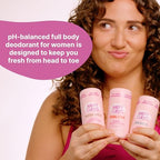 Whole Body Deodorant for Women - Aluminum-Free - Sensitive Skin Invisibile All Day Layer of Full Body Protection for Odor Control Only (2.65 Ounce (Pack of 1), Boho Breeze)