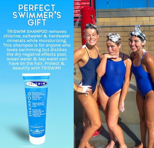 TRISWIM Chlorine Removal Swimmers Shampoo Moisturizing Repairing Hair, 8.5 fl.oz.
