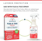 Wondercide Dog Collar - Flea, Tick, and Mosquito Repellent for Dogs - with Natural Essential Oils - Up to 4 Months Protection - Large