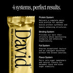 David High Protein Bars - 0g of Sugar, Low Carb, Gluten Free - 28g of Protein, 150 Calories - Variety 6 Pack (3x Peanut Butter Chocolate Chunk, 3x Chocolate Chip Cookie Dough