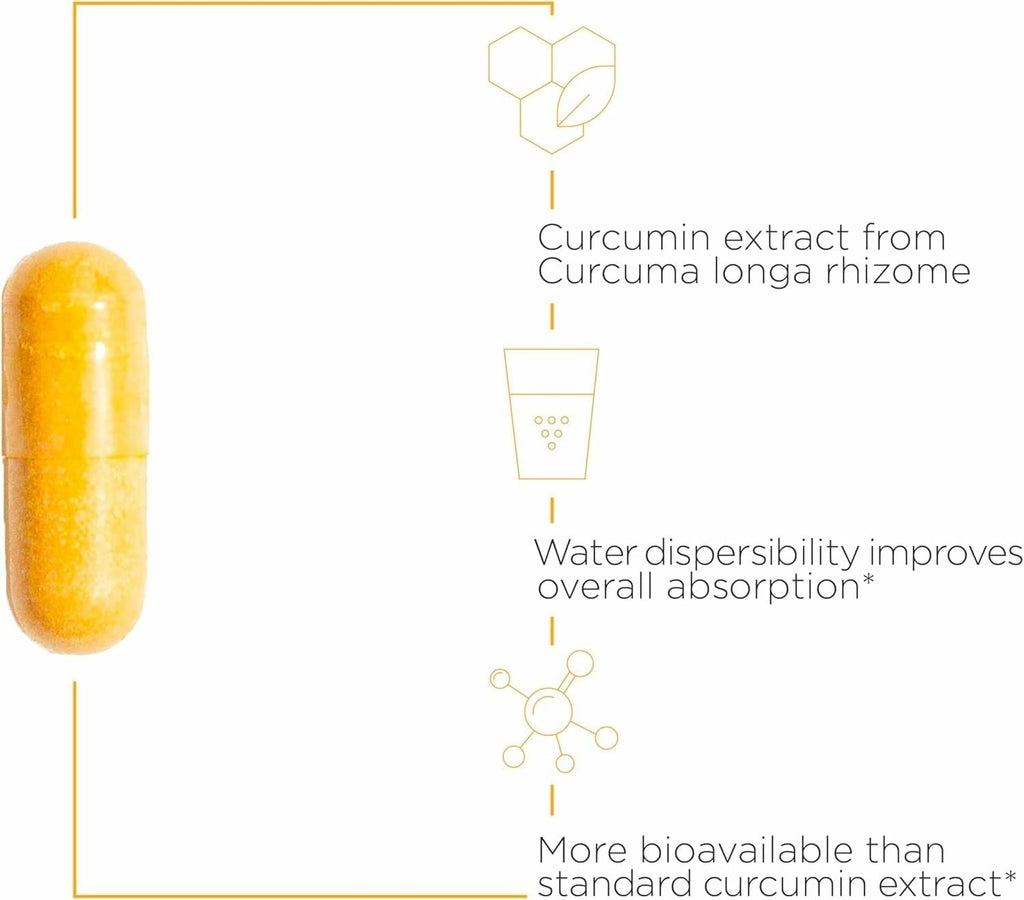 Integrative Therapeutics Theracurmin HP - Heart & Joint Health Support* - Muscle Recovery Support* - 27x More Bioavailable Than Standard Curcumin Extract - 60 Capsules (30 Servings)