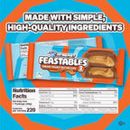 MrBeast Feastables Peanut Butter Cups Milk Chocolate, 24 Count, 2-Cup Packs