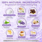 Magnesium Lotion for Sleep, Natural Magnesium Cream, Magnesium Butter with Coconut Oil, Shea Butter, Vitamin E, Lavender, 2 oz