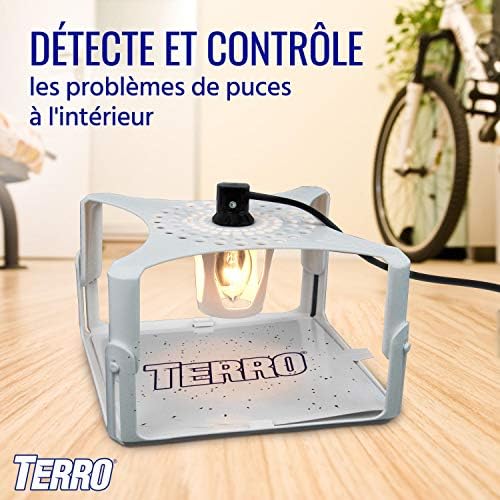 TERRO T231 Flea Trap Refills - Replacement Flea Trap Glue Boards,White, 3 Count (Pack of 1)