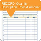 Adams Sales Order Book, 3-Part Carbonless, White/Canary/Pink, 5-9/16" x 8-7/16", 50 Sets (TC5805) (Pack of 2)
