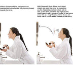 SunplusTrade Makeup Mirror with LED Lights and Magnification, Portable Cordless Design Suction Cup Mirror for Home and Travel with Flexible Gooseneck to Adjust to Any Position Easily