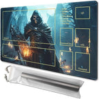 MTG Playmat - Non-Slip Backing Printing, Ideal for Card Game Enthusiasts TCG Playmat (Demon Skeleton-Deck)