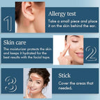 Anti-Wrinkle Tape Facial Myofascial Lift-Smoothes Wrinkles Suits for All Parts of The Face and Neck - Forehead Fines Nasolabial Folds Crow's Feet Necklines etc, 2.5CM*2Rolls