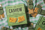 South 40 Snacks Crunchy Cashew Bar, Just 4 Ingredients, Touch of Honey (40g Bar, Pack of 12)