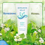 BERGMAN KELLY Travel Size Body Wash (1 fl oz, 50 PK, White Tea), Delight Your Guests with a Revitalizing and Refreshing Hotel Body Wash, Quality Mini and Small Size Guest Hotel Toiletries in Bulk