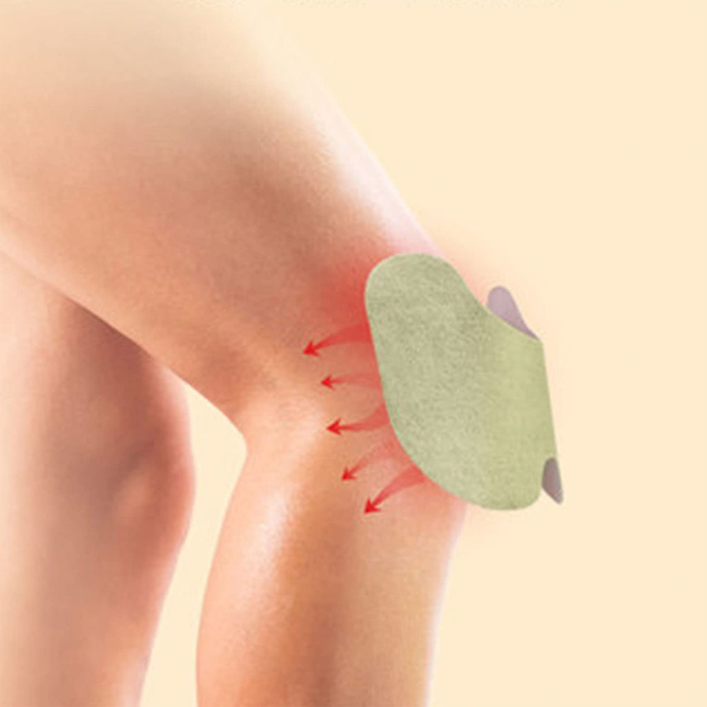 60Pcs Knee Pain Relief Patches Kit, Pain Relief Patch for Knee, Wormwood Herbal Knee Patches for Arthritis, Relieves Muscle Soreness in Knee, Neck, Shoulder