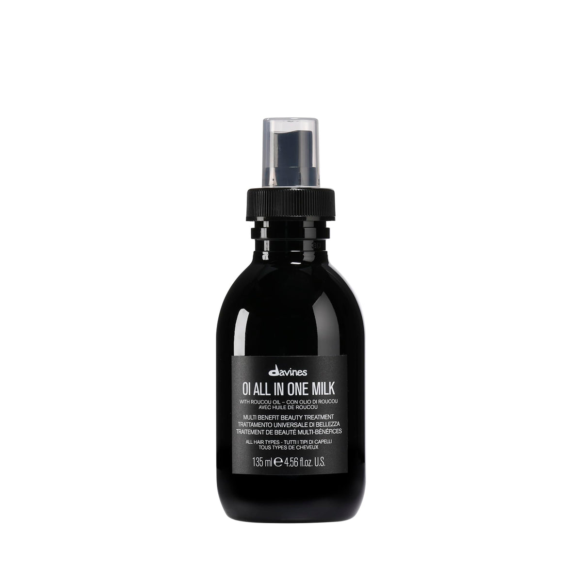Davines OI All In One Milk, Detangling Leave-In Conditioner Spray, 4.56 oz