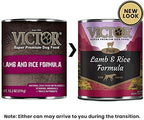 Victor Super Premium Dog Food – Lamb and Rice Formula Pâté – Canned Wet Adult Dog and Puppy Food - All Breed Sizes, 12 x 13.2 oz Cans