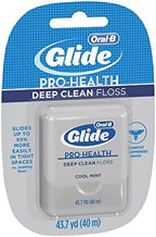 Oral-B Glide Pro-Health Deep Clean Cool Mint Flavor Floss 40 M (Pack of 6)