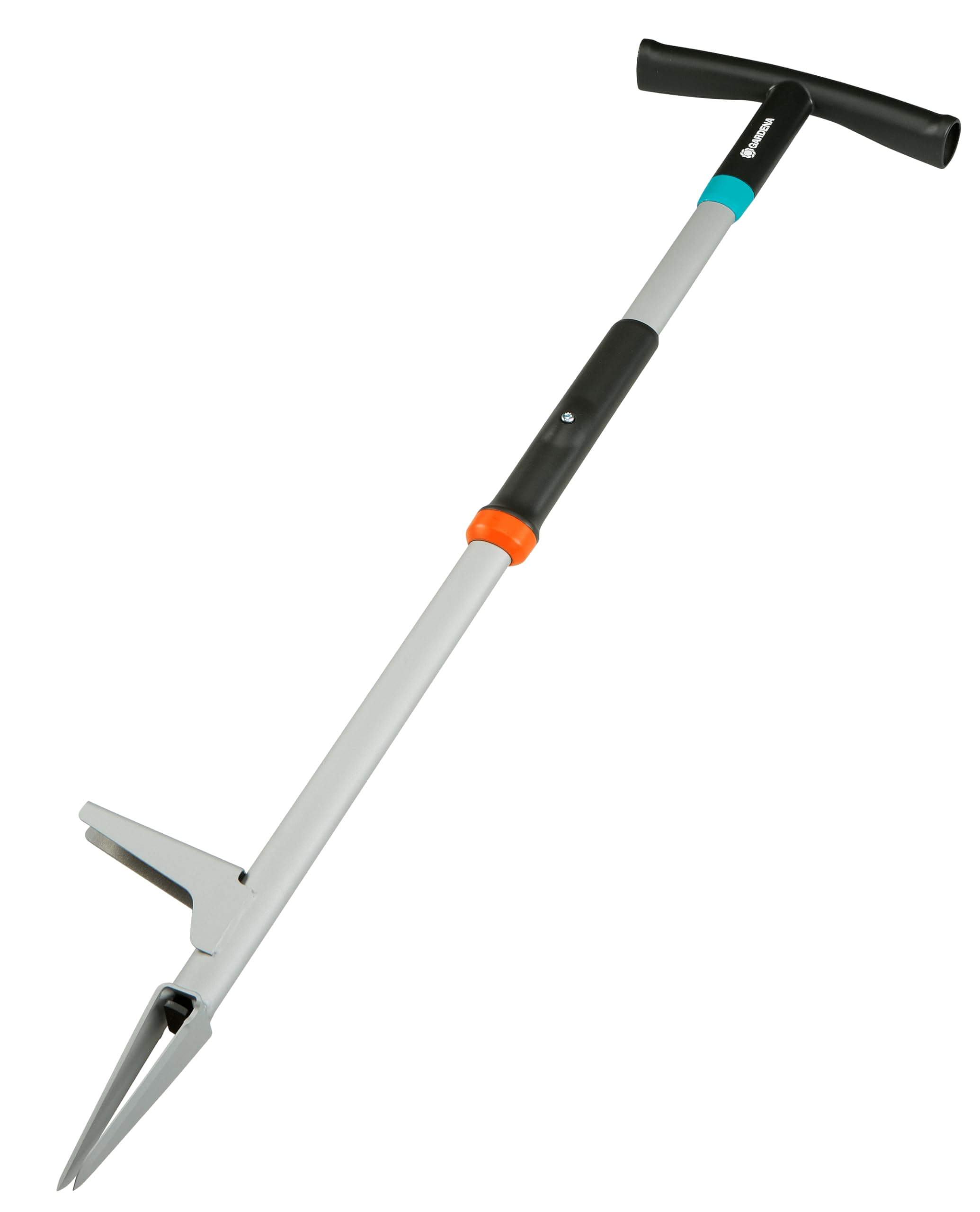 Gardena 03518 | Weed Puller Remover Tool, Heavy Duty Stand-Up Garden Hand Weeder, Easy Weed Removal, Built-in Ejector, Long Handle for Outdoor Use. Weeding Claw.