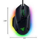 Razer Basilisk V3 Customizable RGB Wired Ergonomic Gaming Mouse, Black