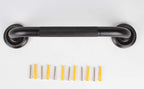 700Brass 18-Inch Grab Bar Featuring Anti-Slip Handrail, Solid Brass, Oil Rubbed Bronze, Heavy-Duty Construction Armrest, Bathroom Bathtube Shower Safety Rail