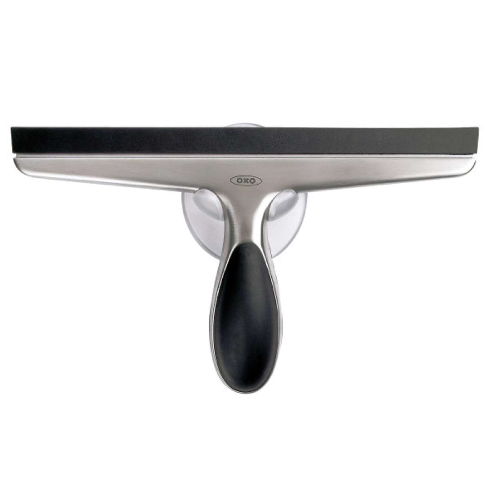 OXO Good Grips Stainless Steel Squeegee - All-Purpose for Bathroom, Glass Shower Doors, Mirrors, Tiles, Countertops and Car Windows - Streak Free