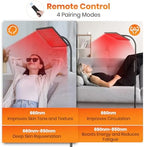 Red Light Therapy Lamp：Gooseneck Infrared Red Light Therapy Lamp with Led 660nm&850nm Red Light Therapy for Face and Body,Remote Control Near Infrared LED Red Light Therapy lamp Device at Home