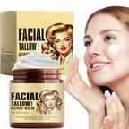Beef Tallow for Skin Grass Fed Tallow and Honey Balm, Tallow Face Moisturizer for Face & Body, Unscented, Multi-Purpose Balm, 4.23 OZ (1)