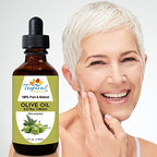 Extra Virgin Organic Olive Oil 4 oz - Cold Pressed Unrefined - Use For Face, Skin, Hair, Dry Scalp, Massage
