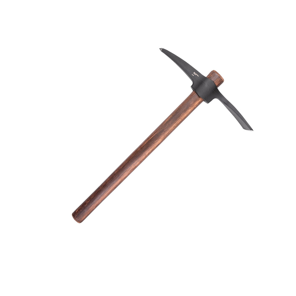 CRKT Chogan Mattock Outdoor Survival Axe: 1055 Carbon Steel Plain Edge Blade, Tennessee Hickory Handle, 2738