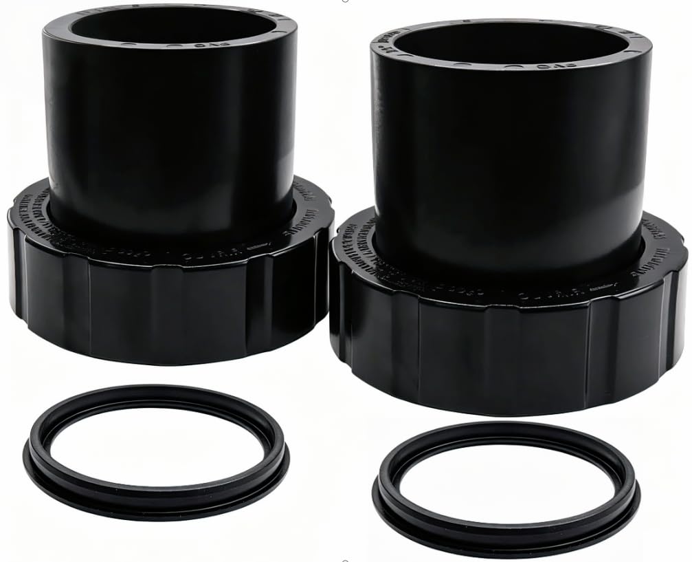 GAQUECY SPX3200 UNKIT Union Connection Kit for Hayward Select, 2 Pack Pool Pump Parts, Compatible with Tristar Northstar EcoStar Pumps & SwimClear Cartridge Filter