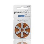 PowerOne Size 312 Hearing Aid Batteries - 30 count