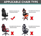 OQHAIR Stretch Gaming Chair Cover - Ergonomic, Washable, Dark Gray