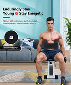 Red Light Therapy Pad for Body, 180W LED Red & Infrared Light Device Mat with 660nm & 850nm Wavelengths for Waist Back Shoulder Muscle Pain Relief