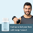 Mars Sea Moss Caps Surge Natural (60N) | Packed with 84 Essential Minerals | Powered with Black Seed Oil, Surgemax & Vitamin D3 | Overall Well-Being - Pack of 3