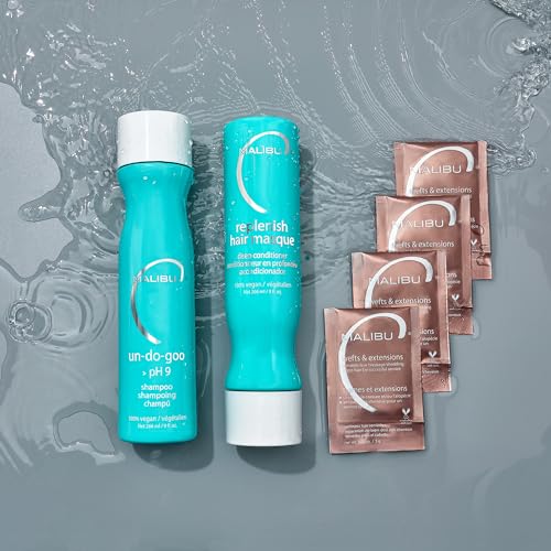 Malibu C Replenish Hair Masque - Ultra Hydrating Deep Conditioner for Hair Repair - Reparative Formula with Avocado Oil for All Hair Types