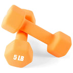 Portzon Weights Dumbbells 10 Colors Options Compatible with Set of 2 Neoprene Dumbbells Set,1-15 LB, Anti-Slip, Anti-roll, Hex Shape