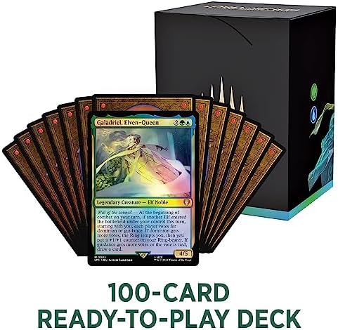 Magic: The Gathering The Lord of The Rings: Tales of Middle-Earth Commander Deck 3 + Collector Booster Sample Pack