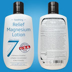 Seven Minerals Magnesium Lotion for Soothing Relief & Relaxation - Highly Concentrated Magnesium for Better Sleep, Feet & Joint Care. Non-Greasy Lotion with Skin Friendly Ingredients - 8 fl oz