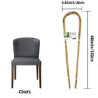 4 Feet Natural U-Hoops Bamboo, Mininfa Garden Trellis, Bamboo Trellis U-Shape for Plant Support - 3 Pack