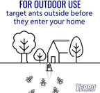 TERRO T1813B Outdoor Ready-to-Use Liquid Ant Bait Stake Ant Killer Trap - Kills Common Household Ants - 12 Bait Stakes