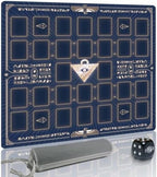 for Yugioh Playmat, 2-Player, Limited Edition Rare Dice and Free Storage Bag Master Rule Duel Field Zones, Large Card Game Mat (Building Blocks)