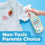 Mighty Mint Laundry Stain Remover, Parent’s Choice Non-Toxic Spray for Stains from Food, Drink, Grease, Natural Peppermint Scent, 16oz