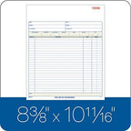 Adams Order Book, Carbonless, White/Canary/Pink, 3-Part, 8-3/8 x 10-11/16 Inches, 50 Sets (TC8100)