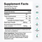 humanN SuperBeets Heart Chews - Grape Seed Extract & Non-GMO Beet Energy Chews - Pomegranate Berry Flavor - 120 Count (Total)