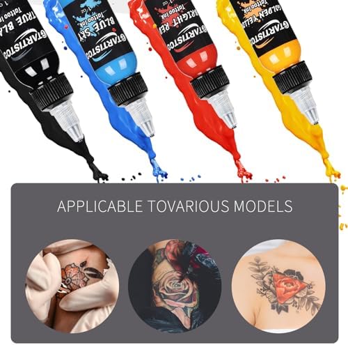 Ink Professional 1OZ (14 Colors 30ml) Vegan-Friendly Pigment Ink Supplies Ink...
