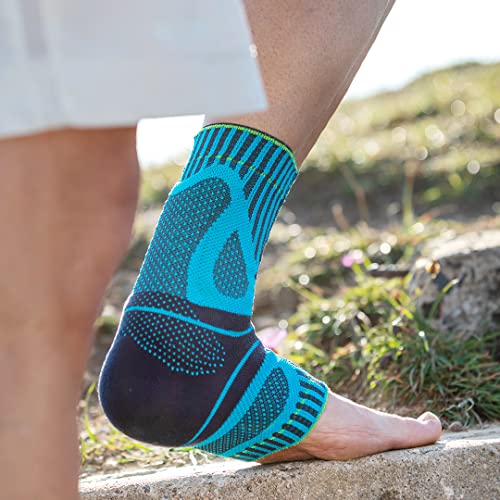 Bauerfeind Sports Achilles Support - Relieves the achilles tendon while running, jumping, and moving - All White, Large