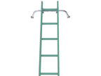 Ladder Stabilizer,Heavy Duty Aluminum Extended Ladder Accessory for Roof Gutter Guard Cleaning Tools,Ladder Stand-Off Wing Span/Wall Ladder Hooks with Non-Slip Rubber Bottom pad.(Patent)